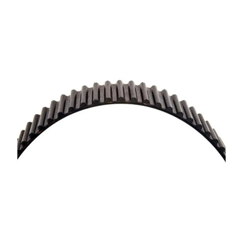 Close-up of Suzuki Esteem Timing Belt 1995-2001 103-Tooth Black Nitrile with Modified Curvilinear Profile 0.375 Inch Pitch