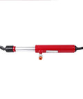 Sturdy 26 Inch Long 10 Ton Hydraulic Pull Back Ram Jack For Porta Power Frame Machine Repair in red, featuring rotating hook.