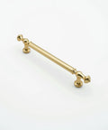 10 Pack Brushed Gold Cabinet Pulls With 5 Inch Center To Center 128mm Hole Spacing Brushed Brass Drawer Handles Solid Zinc Alloy