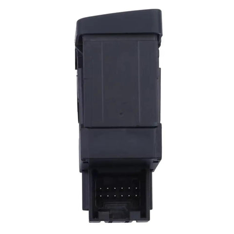 Solid Electric Parking Brake Actuator Switch Replacement Button Fits Audi A6 C7 2011 Through 2018, black plastic connector view.