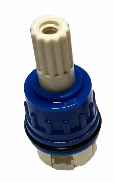 Replacement Faucet Cartridge Kit Fits 910 031 And 910 032 Hot And Cold For Kitchen Or Bathroom Faucets, single blue cartridge shown
