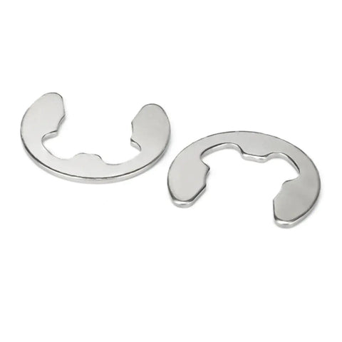 Real Deal 304 Stainless Steel E Type Snap Ring Bearing Retaining Washer Built Tough For Shafts And Bolts Zero Sweat Assembly Rock Solid Rust Resistant Hold For Builders Sizes M1.2 To M15