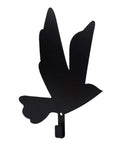 Premium Industrial Cast Iron Bird Wall Hook Hella Tough Metal Key Holder For Entryway Modern Wall Decor side view