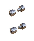 Precision Cnc Titanium Alloy Screw Set For Heavy Duty Diy Upgrades Replacement Hardware Solid Build Dual Pack Top Shelf crafted silver hex fasteners.