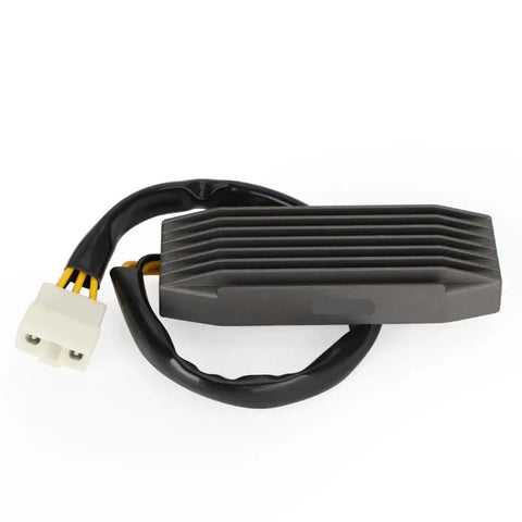 Premium Stator Voltage Rectifier G Kit For Si 800 Bs50 98 To 09 12V System For 4hp To 25hp Outboard Rigs No Relay Needed with black finned housing and white connector