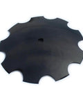 Notched Harrow Disc Blades Set, 4 Pack, 18 Inch, Fits 7/8 To 1 Inch Square Axle, 3.5 mm Thick, 65Mn Heat Treated Steel Blade