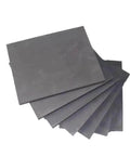 Graphite Precision Processing Block 100x100mm Square Plate, 4mm Thick, Heavy Duty Pro Grade for Metallurgy and Industrial Use