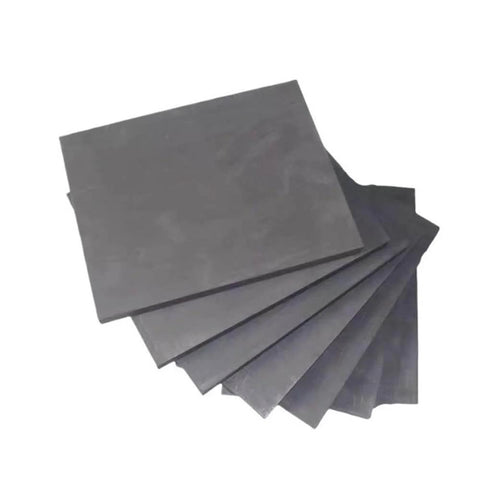 Graphite Precision Processing Block 100x100mm Square Plate, 4mm Thick, Heavy Duty Pro Grade for Metallurgy and Industrial Use