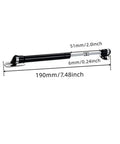 Heavy Duty 6 Inch Gas Struts Lift Supports For Cabinets Toy Boxes Tool Boxes And Cars Soft Open Lid Hinge 20 Newtons Black
