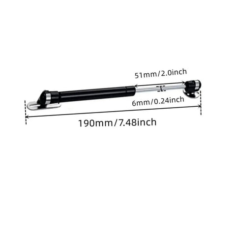 Heavy Duty 6 Inch Gas Struts Lift Supports For Cabinets Toy Boxes Tool Boxes And Cars Soft Open Lid Hinge 20 Newtons Black