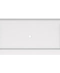 Rectangular Architectural Grade PVC Ceiling Medallion, Contemporary Urethane Style, 32 Inch Wide by 16 Inch High, product front view