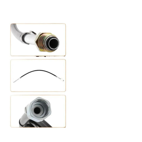 Nylon Fuel Line Replacement Kit For Chevy C2500 C1500 K1500 Direct Fit Restores Gas Flow Performance And Safety On Classic Trucks, black nylon hose with metal fittings