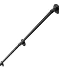 Built Rock Solid Black Wrought Iron Stair Handrail, Heavy Duty Galvanized Pipe Step Railing For Indoor Outdoor Homes, No Slip Wall Mount Grab Bar For Bathrooms And Hallways, Durable 13 Foot Support, wall mounted handrail