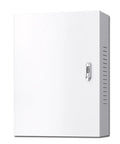 Heavy Duty Galvanized Steel Charging Station Enclosure Lockable Weatherproof Housing For Electric Cars small white box with lock
