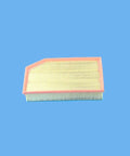 Top Notch Engine Air Filter 68257030AA OEM Replacement for your vehicle, plug and play high flow durable air cleaner, front view on blue background