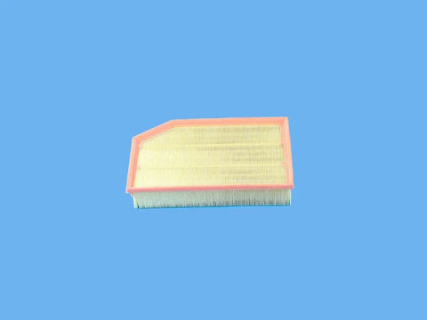 Top Notch Engine Air Filter 68257030AA OEM Replacement for your vehicle, plug and play high flow durable air cleaner, front view on blue background