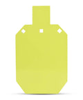 AR500 Steel Target Gong Set 4 Inch 6 Inch 8 Inch And 7X12 Torso Target With Anti Splatter Shooting Plate, yellow torso target