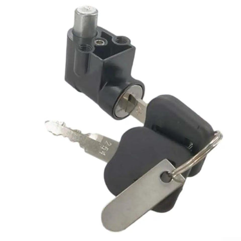 Electric Bike Battery Lock And Key Kit for secure storage, 20mm power lock, metal silver lock with keys for one battery case.
