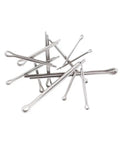 304 Stainless Steel Cotter Pin Clip Assortment Kit 340 Pieces In Six Sizes For Auto Repairs Trucks Lawn Mowers Mechanics Pro Grade Quick Install Fasteners, assorted pins
