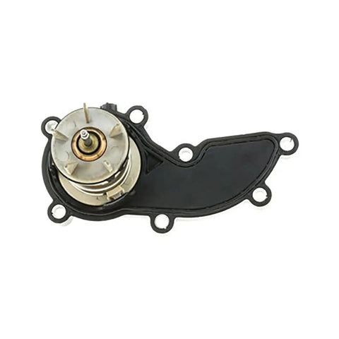 Heavy Duty Engine Coolant Thermostat Direct Swap Fix For Porsche Cayenne And Volkswagen Touareg Hella Smooth Temperature Control and detailed view of thermostat component.