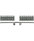 14-hole equipment ground kit with lug terminal bar for load centers, PowerMark Plus compatible grounding bus rated 100-200 A panels, UL listed