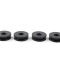 Detachable Front Windshield Bushing Kit With Grommets for Harley Road King and Heritage Softail, black nylon grommets set of 4