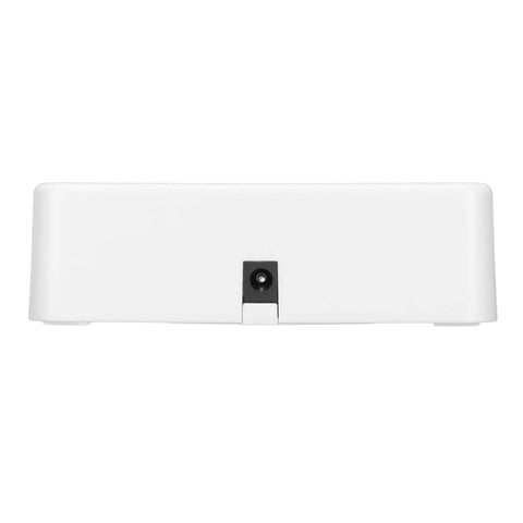 Rear view of Dual Controller Charging Dock With ABS Material Portable Battery Charger For Remote Controllers White Finish