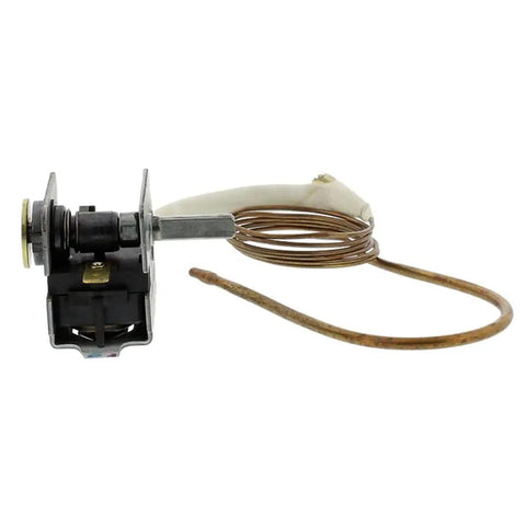 Side view of Oven Thermostat Replacement for GE Hotpoint RCA, copper coil, compatible with WB20K8 WB20K0006 and more, AP2623073.