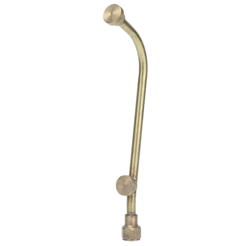 Dual Outlet Brass Garden Sprayer Nozzle With Atomizing Mist For Efficient Plant Watering And Crop Spraying G1/4 Connector