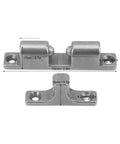 Stainless Steel Ball Tension Catch For Ship Yacht RV Doors And Cabinets 70mm Length Marine Grade Hardware with dimensions.