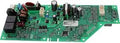 Close-up of WD21X24899 Upgraded OEM Replacement Dishwasher Control Board, green circuit board with components visible.