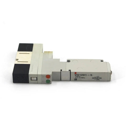 Top Tier Pneumatic Solenoid Valve Replacement Vq1101 And Vq1201 Series for heavy duty industrial machines, side view.