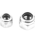Close-up of nuts from Stainless Steel RC Car Screws Kit For Slash 4x4 With 240 Pcs Fasteners And Nuts In Handy Storage Box