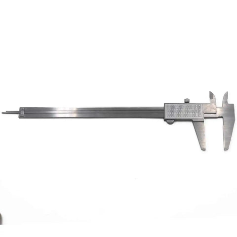 Pro Grade Vernier Caliper In Stainless Steel Hardened Chrome Plated 0 To 8 Inch And 0 To 200 Millimeter Range 0.001 Inch And 0.02