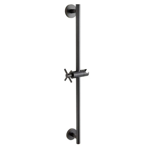 Neo 24-Inch Adjustable Shower Slide Bar For Handheld Showerheads In Oil Rubbed Bronze, wall-mounted with durable construction