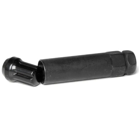 Black 14x1.5 Spline Drive Tuner Acorn Lug Nuts Set Forged Steel 20 Pcs With Tool 60 Degree Tuner Seating Street Ready Beefy Bolt On For Dodge