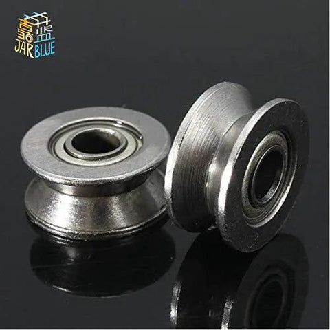 Snag These Rock Solid V Groove Sealed Ball Bearings 624VV Guide Track Rollers 20 Pack For Embroidery Machines Textile Winders Built Tough For Daily Shop Grind. Two V groove sealed ball bearings with metal shields.
