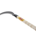Multipurpose Long Handled Sickle For Gardening With Manganese Steel Blade And Wooden Grip