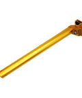 Adjustable 25.4x300mm Aluminum Alloy Seatpost For MTB Road Bike And BMX, gold finish, shockproof design, lightweight and durable