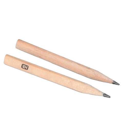Two wooden pencils for use with Built Tough Stainless Steel Woodworking Center Finder Marking Gauge With Sharp Scriber Tool.