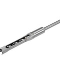 Half Inch Square Hole Drill Bit Featuring Hollow Chisel Mortiser Design And Carbon Steel Auger Spur Cutter view showing sharp chisel and auger.
