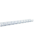 Heavy Duty Electro Zinc Plated Wire Mesh Cable Tray In Sleek Silver Steel Slick Finish For Zero Hassle Organization Corrosion Resistant And Built Like A Tank Straight Up Reliable Includes Eight Pack Measuring 3.94 X 1.97 X 118.12 Inches, long mesh tray.