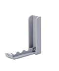 Slick Foldable Wall Hooks With Adhesive Backing For Space Saving No Drill Setup To Hang Jackets Purses Hats Or Dog Leashes In Foyer Closet Easy Install Design Works As A Lifesaver To Keep Home Clutter Free Always Two Pack gray plastic foldable hook