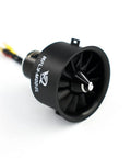 Beefy 50mm EDF ducted fan with 12 blades and 4S brushless outrunner KV4600 motor for jet RC aircraft CNC laser spinner