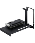 Supercharge Your Rig With This External Gpu Enclosure Featuring Thunderbolt 3 And Usb4 Ports For Installing Any Pcie 16x Graphics Card ATX 24 Pin Power Supply, black metal GPU mounting bracket.