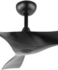 52 Inch Indoor DC Motor Ceiling Fan With 3 ABS Blades Remote Control ETL Listed Black Finish Ideal For Kitchen Bedroom Living Room Up To 400 Sq Ft Quiet Energy Efficient Modern Design