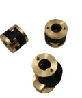 Slick Z Axis Lead Screw Decoupler With Oldham Coupling Fit For V Core 3.1 3D Printer Parts, brass and black set of 3