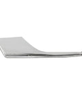 Premium Chrome Fog Light Molding Trim Strip For Tesla Model X Lower Bumper Accent Driver Side Bolt On Upgrade For Years 2016 To 2021 side view
