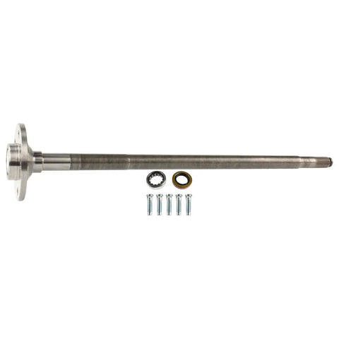 Dana 35 Axle Shaft Assembly For Jeep Wrangler Cherokee Grand Cherokee Left Side 30.56 Inch Length 27 Spline 5x4.5 Bolt Pattern Heavy Duty Upgrade Replaces 73624-2X 73624-2XR with bolts and seals