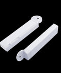 Two Pack Magnetic Security Key For Slatwall And Peg Hook Displays, Anti Theft Magnet Key In White Plastic Housing With Four Strong Magnets